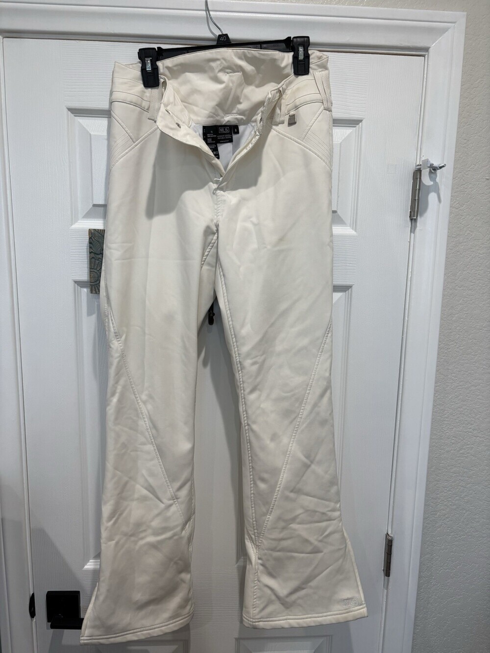NILS Women’s Size 10 White Ski Snowboard Pants 20K Waterproof Insulated Winter - Picture 2 of 6